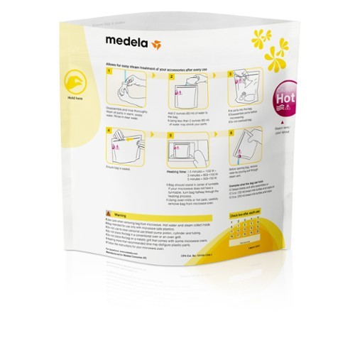 Bolsas de esterilización para microondas Quick Clean